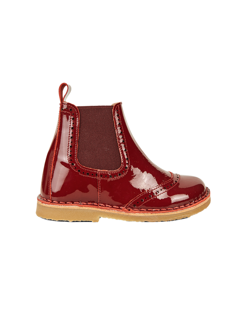 Petit Nord Ankle Boot Stars Boots Cherry Patent 104