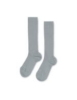 Basic Rib Knee High Socks - Dry green