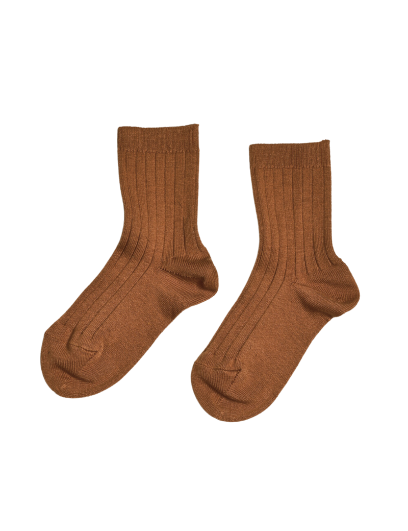 Petit Nord Basic Rib Short Socks Socks Oxide 696