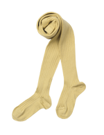 Basic Rib Tights - Banana