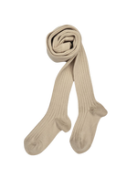 Basic Rib Tights - Linen