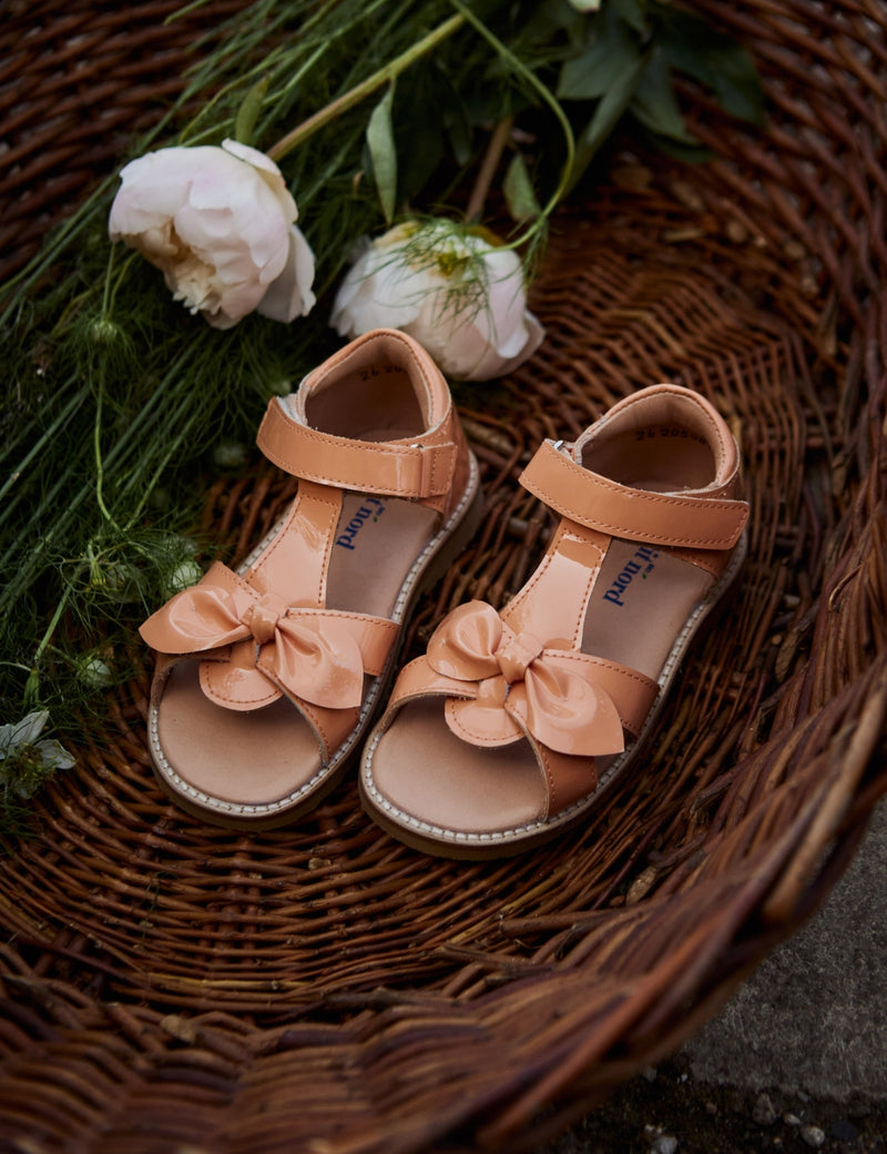 Petit Nord Bow Sandal Sandals Apricot 086