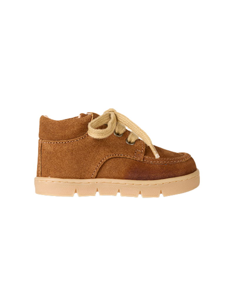 Petit Nord Chubby Cruiser Lace Indoor Shoes Chestnut Suede 155