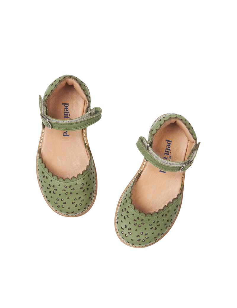 Petit Nord Ladida Flower Sandals Artichoke 055