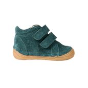 Mini Bootie Velcro - Teal Suede