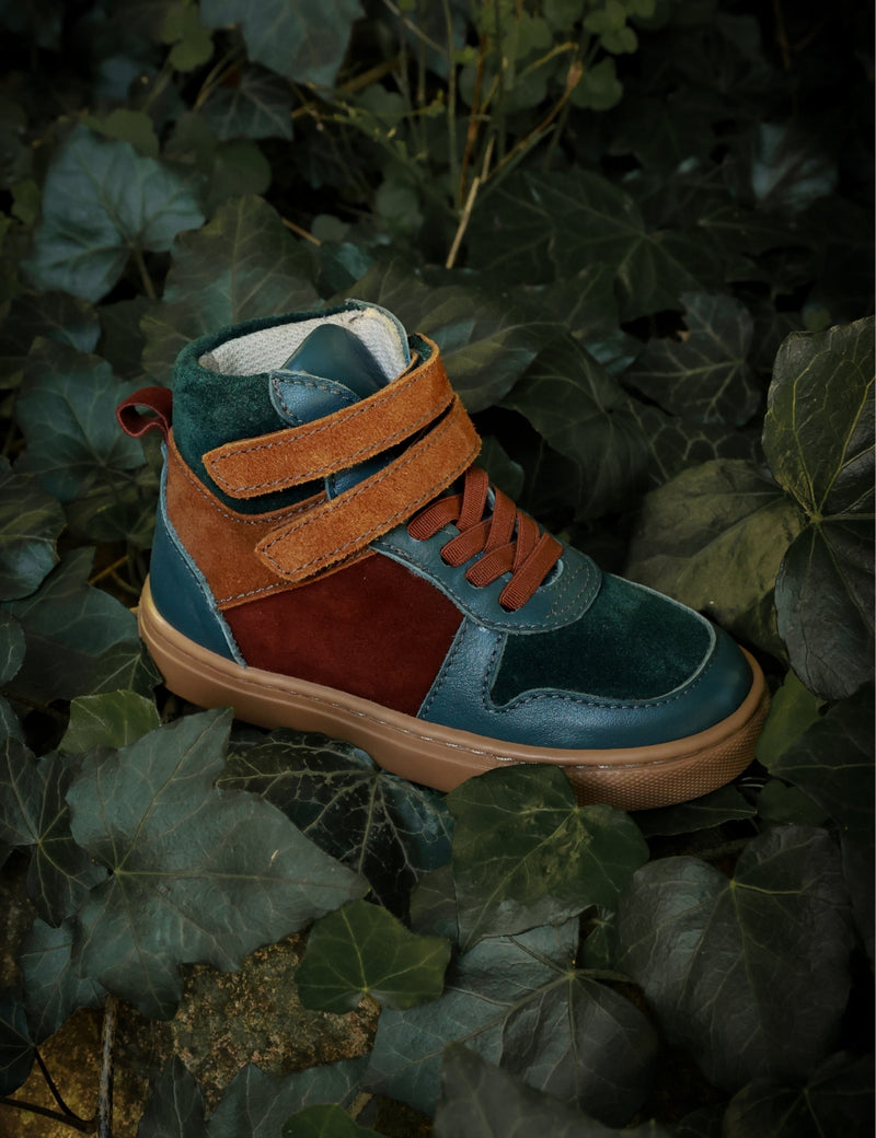 Petit Nord Mountain Sneaker velcro Sneakers Teal 151