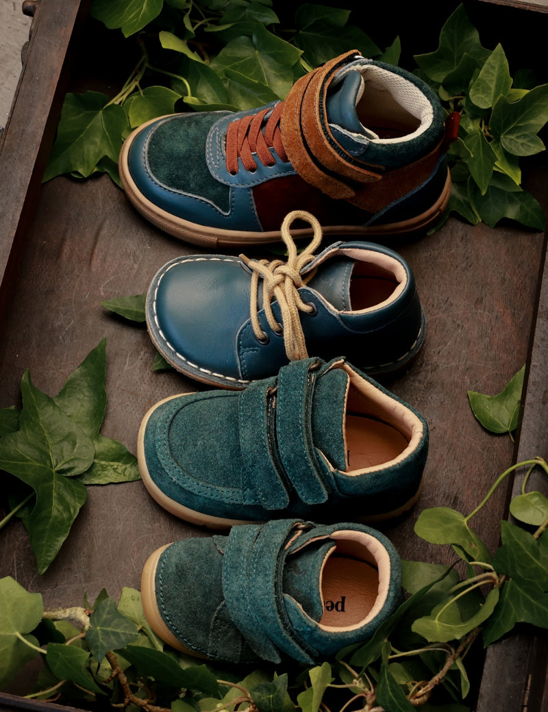 Petit Nord Mountain Sneaker velcro Sneakers Teal 151