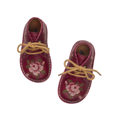Rose Scallop Boot - Fuschia