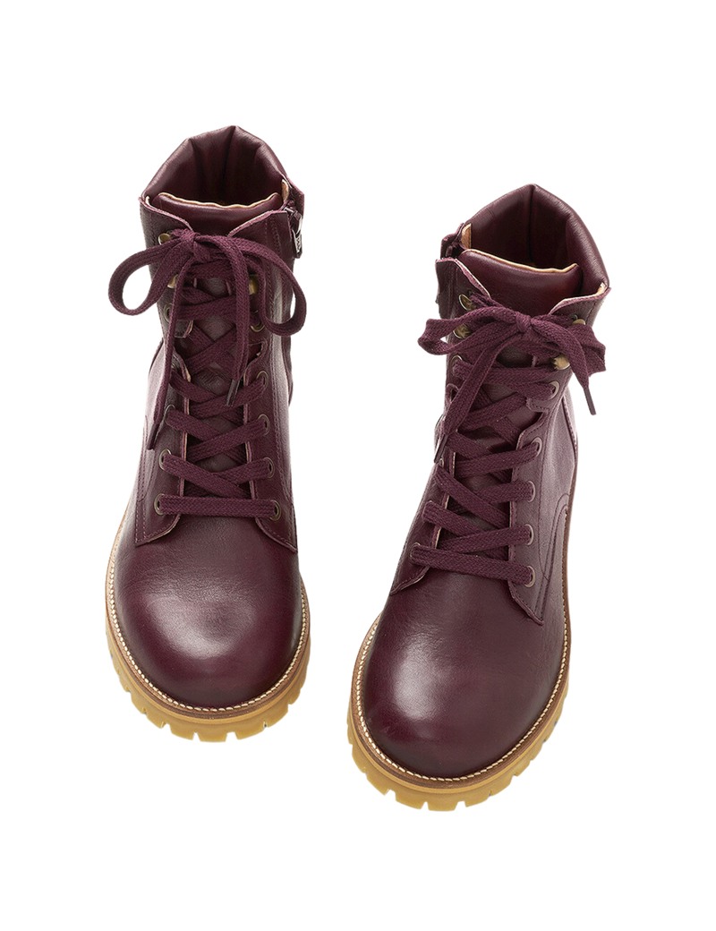 Petit Nord Saga Boot Women Plum 075