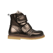 Scallop Winter Boot - Burgundy Patent