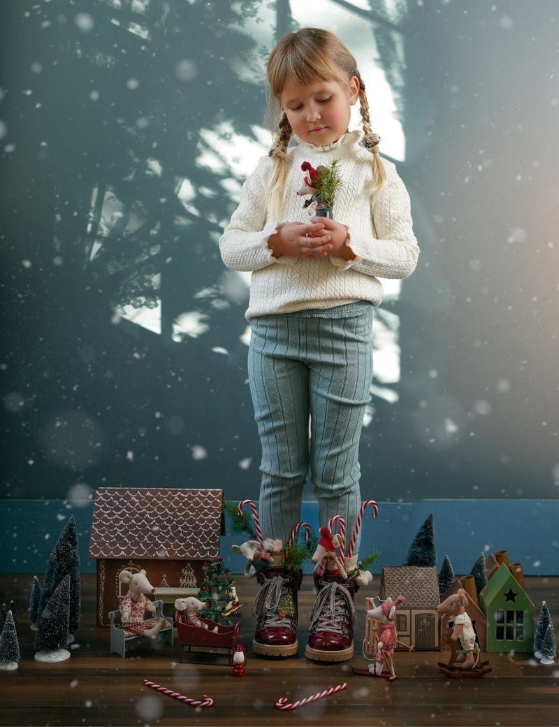 Petit Nord Shearling Winter Boot Winter Boots Burgundy Patent 159