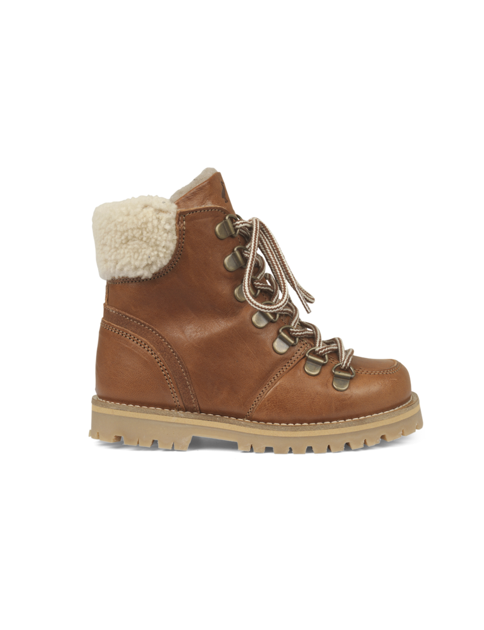 Shearling Winter Boot Cognac Petit Nord GLOBAL