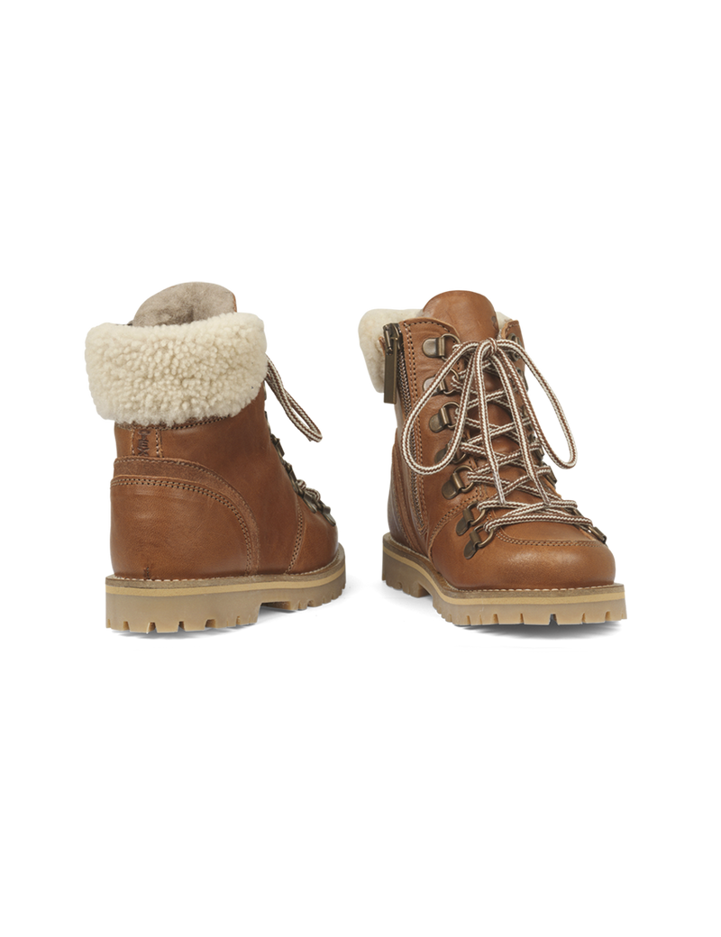 Shearling Winter Boot Cognac