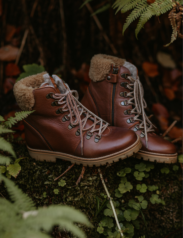 Ashwood faux fur lined hiker shop boots