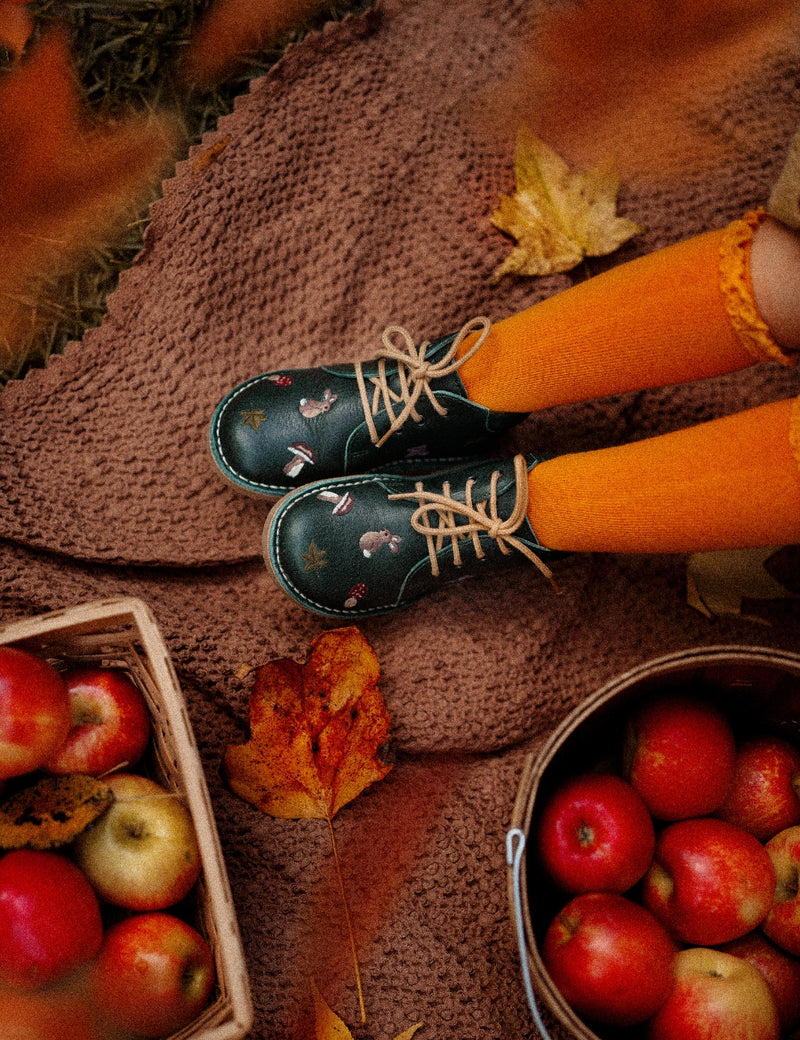 Petit Nord Woodland Classic Boot Low Boot Shoes Kale 068