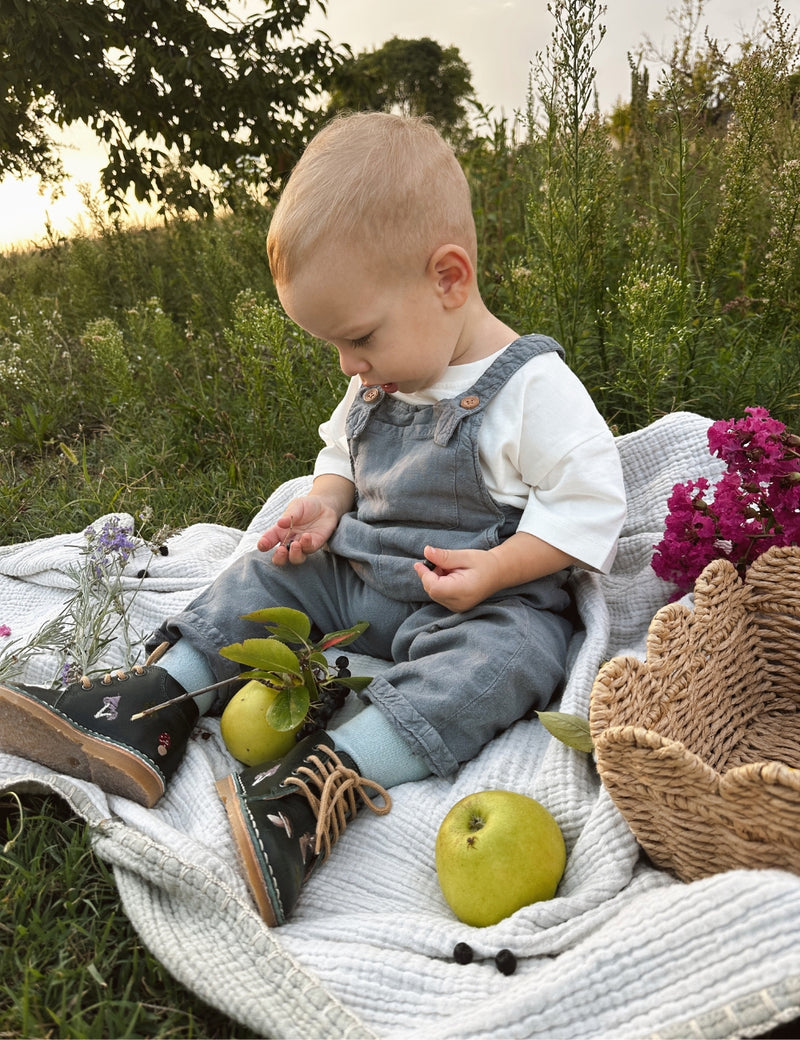 Petit Nord Woodland Classic Boot Low Boot Shoes Kale 068