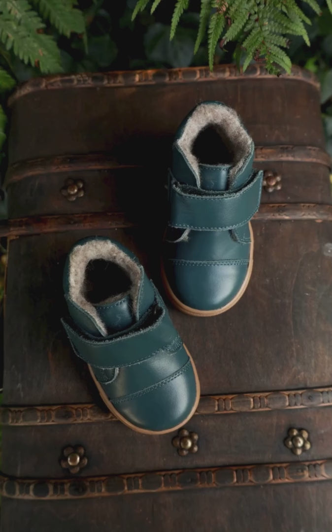 Petit Nord Toasty Kicks Winter Boots Teal 151