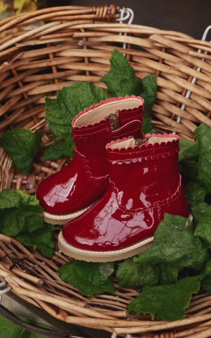 Petit Nord Emma Boot Boots Cherry Patent 104