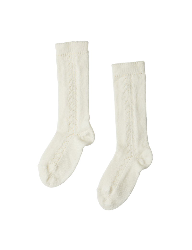 Patterned knee-high socks